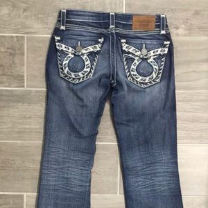 Big Star Liv Jeans size 25 dark wash boot cut
